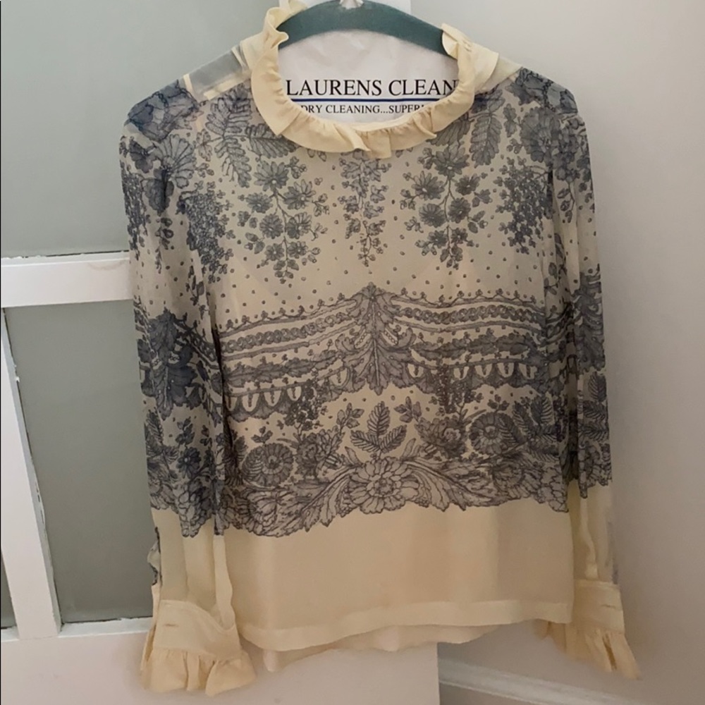 Philosophy Di Lorenzo Serafini silk ruffle top